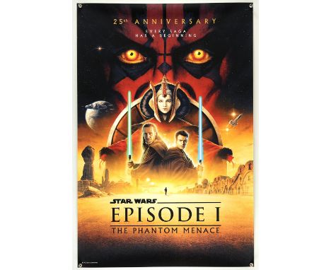 Star Wars The Phantom Menace (1999), Regular, 25th Anniversary RR, rolled, 36 x 24 inches, Matt Ferguson artwork, numbered 24