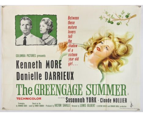 The Greengage Summer (AKA Loss of Innocence) (1961), British Quad, 40 x 30 inches, folded, printed by The Haycock Press Ltd D