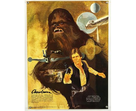 Star Wars (1977), Four x US Coca Cola promotional posters, rolled, 24 x 18 inches, Del Nichols artwork Director George Lucas 