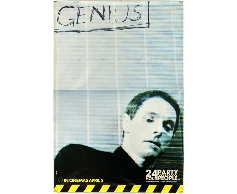 24 Hour Party People (2002), British Bus Stop Poster, Teaser, 60 x 40 inches, rolled Director Michael Winterbottom Stars Stev