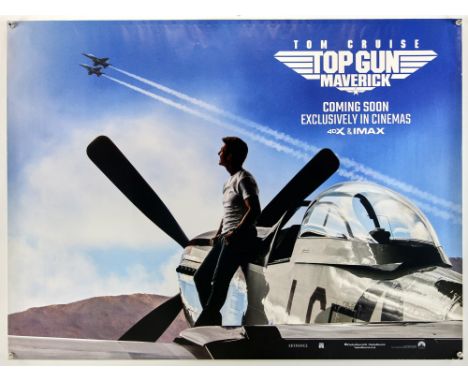 Top Gun Maverick (2022), British Quad, Teaser, 40 x 30 inches, DS, rolled Director Joseph Kosinski Stars Tom Cruise, Jennifer