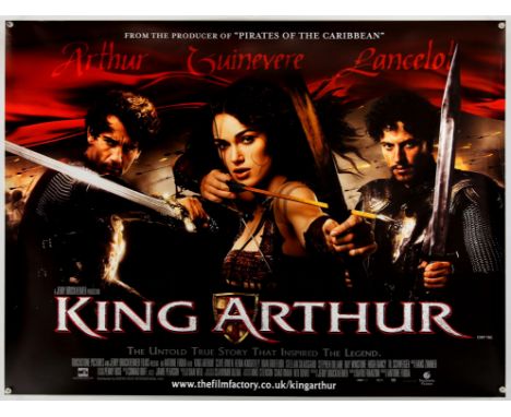 2X King Arthur (2004), one advance, one main, British Quads, 40 x 30 inches, DS, rolledDirector Antoine FuquaStars Clive Owen