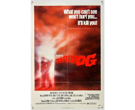 The Fog (1980), US One Sheet, 41 x 27 inches, folded, NSS 800005 Director John Carpenter Stars Adrienne Barbeau, Jamie Lee Cu