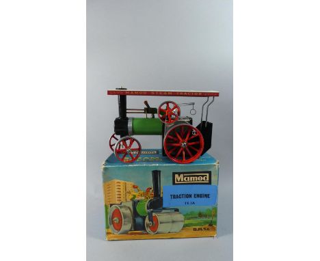 A Boxed Vintage Mamod TE 1A Traction Engine. Has Been Fired 