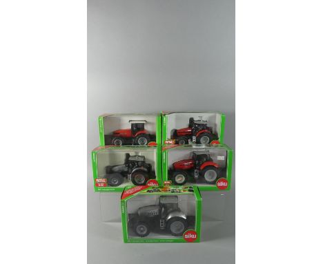 A Collection of Five Boxed 1:32 Scale Tractors to include 3057 Lamborghini R6.110 3058 Same Iron 110, 3255 Lamborghini R8.265