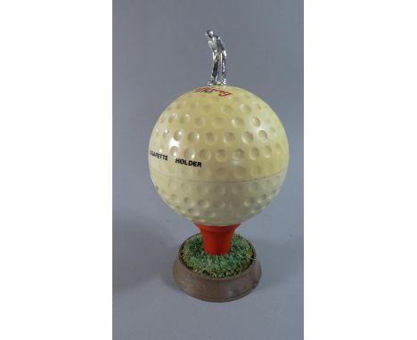 A Vintage Golfing Cigarette Holder, 23cm high 