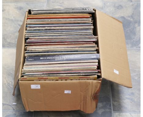 A collection of Rock and Prog vinyl lp records approx 100 vinyl Records. In very good to very good plus condition. Including 