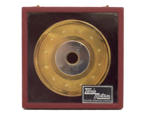 Edwin Starr ( Soul Legend ) Diamond Record Award 1987 - Presented to Edwin Starr. This is believed to be a mother stamper pla