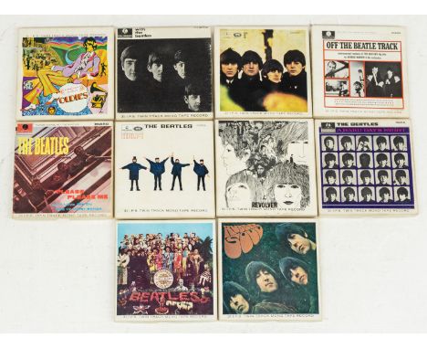 Beatles Collection of 10 x reel to reel Beatles Twin Track Mono Tape Record. All housed in their original picture boxes and a