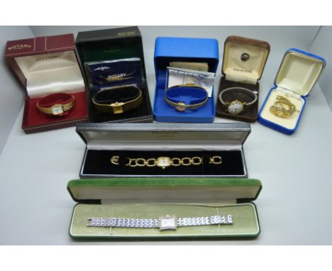 Rotary wristwatches, quartz and mechanical 