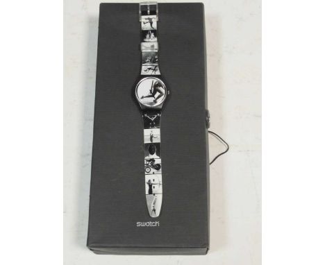 A Swatch 1996 Olympic Games watch in original box