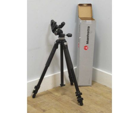 A Manfrotto camera stand, 190CXPRO4, boxedCondition report: No mount plate is provided
