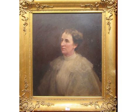 Portrait of Judith Armstrong Montefioreoil on canvas74.5 x 62cmProvenance: By descent in the family of the sitterFootnote: Fo