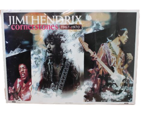 Jimi Hendrix Cornerstones 1967-1970 Poster - Splash poster.