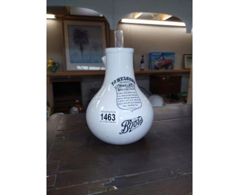 A vintage Boots Dr Nelson's improved inhaler.