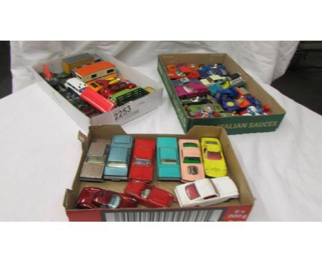 A good selection of Lesney Matchbox 1-75 including Corgi Juniors, Batmobile, Bat boat, Husky Chitty Chitty Bang Bang etc.,