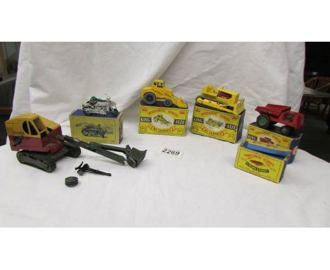 Early boxed Matchbox King size including Yesteryear and a large scale Moko Ruston Bucyrus excavator a/f.