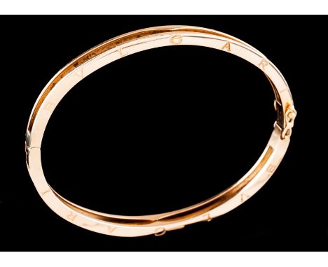 A BULGARI braceletGold 750/000Engraved and pierced decorationBZero1 collectionAlexandria assay warrantee mark nr. 2337, later