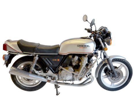 Honda CBX 1100 Super Sport motorcycle, six cylinder, first registered 29/08/1980 EHO 230W, dealer and one private owner since