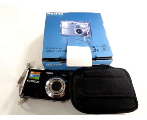 A Fujifilm Finepix AV230 14 mega pixel digital camera, boxed  