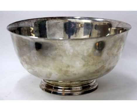 A REED & BARTON STIRLING POOLE REVERE REPRODUCTION BOWL 23cm diameter