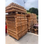 59 X HEAVY DUTY PALLET RACKING WOODEN BOARDS