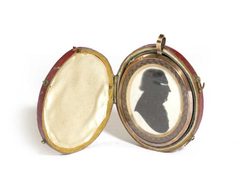 A GEORGE III SILHOUETTE PORTRAIT OF A GENTLEMANBY JOHN MIERS (1756-1821), LATE 18TH / EARLY 19TH CENTURYdepicted in profile a
