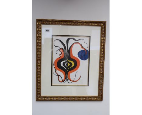 A lithograph, Alexander Calder, Onion