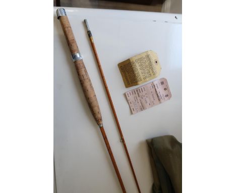 A Hardy Palakona Fly fishing rod with its original price ticket.