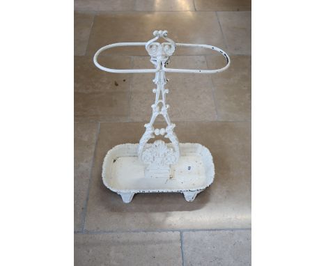 A 19th century cast iron umbrella/stick stand 66cm high.