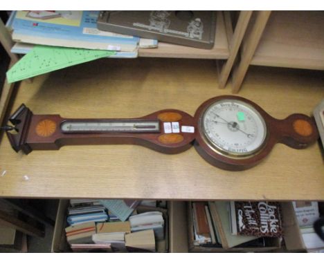BAROMETER WITH INLAID DECORATION