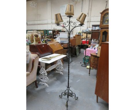 CAST IRON STANDARD LAMP 