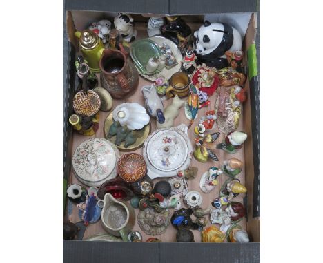 LARGE COLLECTION OF CERAMIC FIGURES, PLASTIC TOYS AND OTHER SUNDRIES 