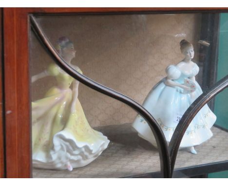 TWO ROYAL DOULTON GLAZED CERAMIC FIGURES 