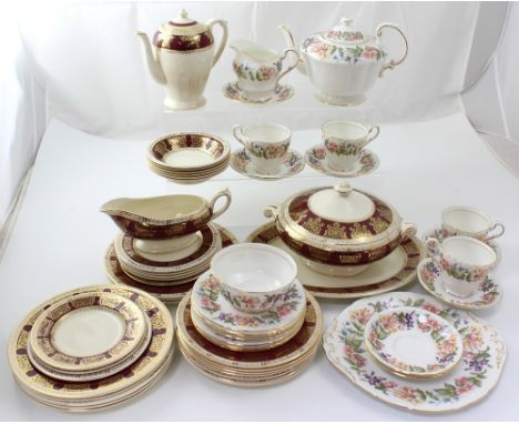 A Paragon 'Country Lane' part tea service and a mid-20th century Ducal ware part dinner service (2).