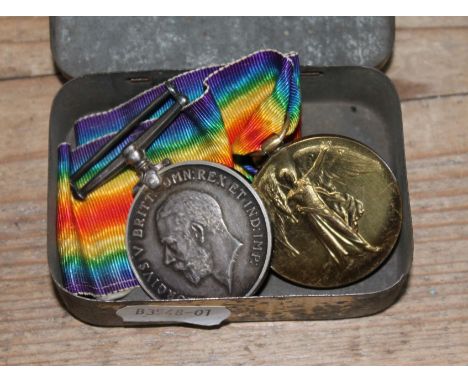 A WWI pair awarded to 181996 CPL. R. M. CAMERON R.E. 