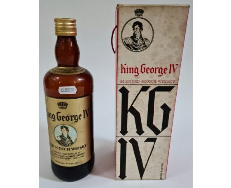 King George IV blended scotch whisky with original box. 