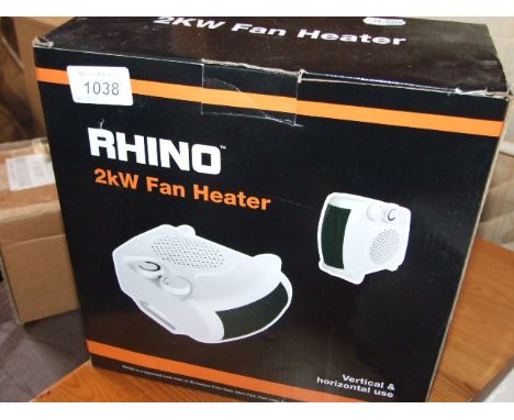 RHINO 2KW FAN HEATER