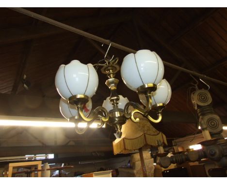 BRASS CEILING LIGHT
