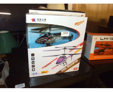 R/C HELICOPTER THUNDERSTEEL