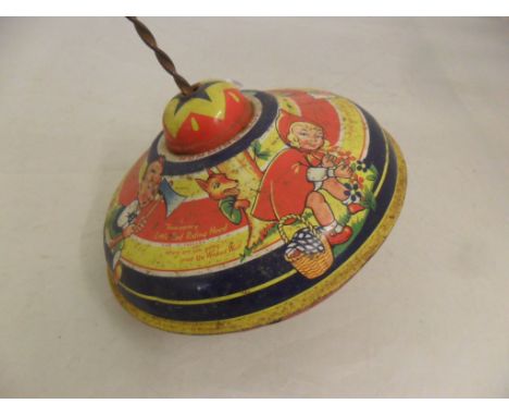 VINTAGE TIN CHAD VALLEY HUMMING TOP