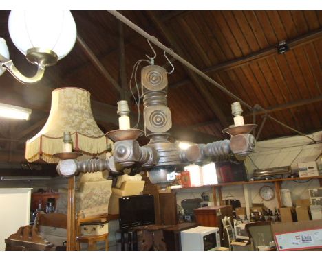 WOODEN CEILING LIGHT