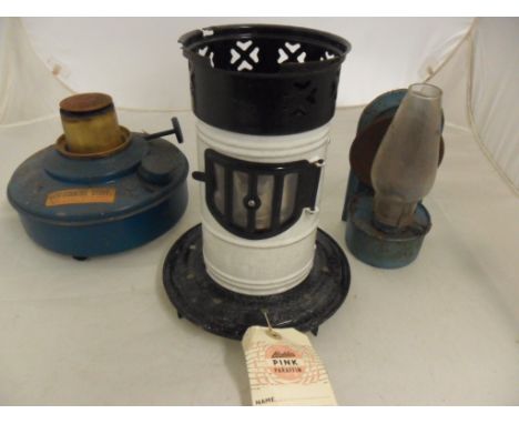 VINTAGE ALADDINS PARAFIN BURNER PART, COOKING STOVE AND MINI LANTERN