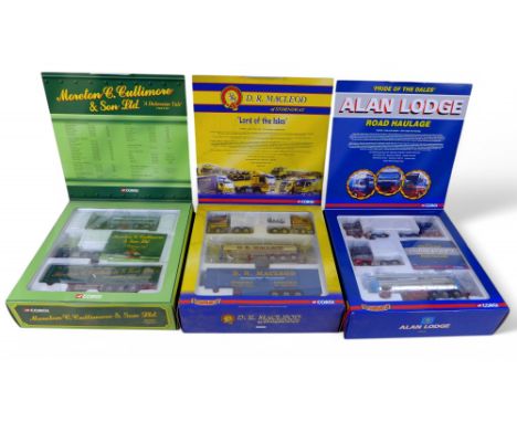 A group of five Corgi die cast haulage sets 1:50 scale, boxed. (5)