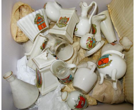 Large collection of various Goss and crested china 