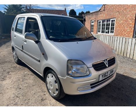 2001 Vauxhall AgilaPlease visit our catalogue on our website: https://mathewsons.co.uk/auctions/17049-friday-23rd-saturday-24