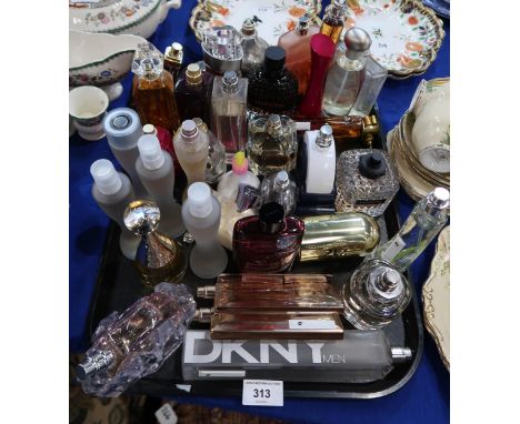 A collection of perfume and aftershave, some testers including J'adore, Ghost, Gucci, Valentino etc Condition Report:Most are