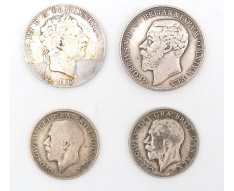 George III&nbsp;(1760-1820)&nbsp;1 Crown 1819 Obverse Laureate portrait of King George III right, legend around&nbsp;GEORGIUS