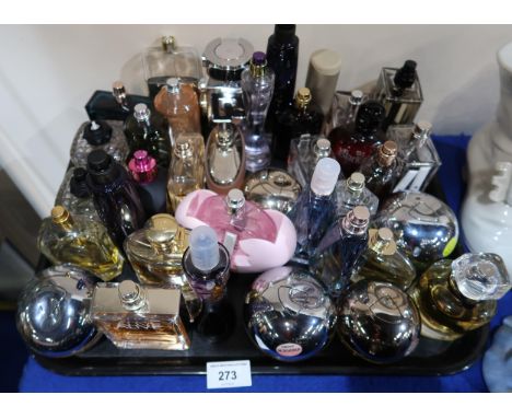 A collection of ladies perfumes some testers including DKNY, Alive by Boss, Ghost, Valentino etc Condition Report:Most are us