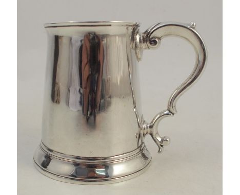 A Georgian silver christening mug, London 1763, weight 6oz, maker WP, height 3.5insCondition Report:  Some light surface scra